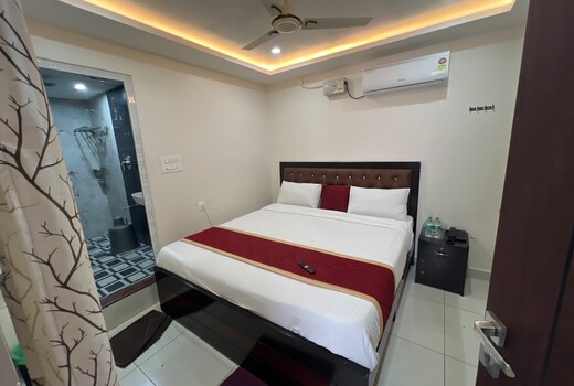 Deluxe room at Kanna Infraa Lodge, photographed for its MakeMyTrip listing